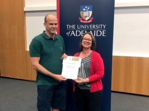 Leading the charge of creating novel malaria vaccines is Mid-Career Research Excellence Award winner Dr Danny Wilson.