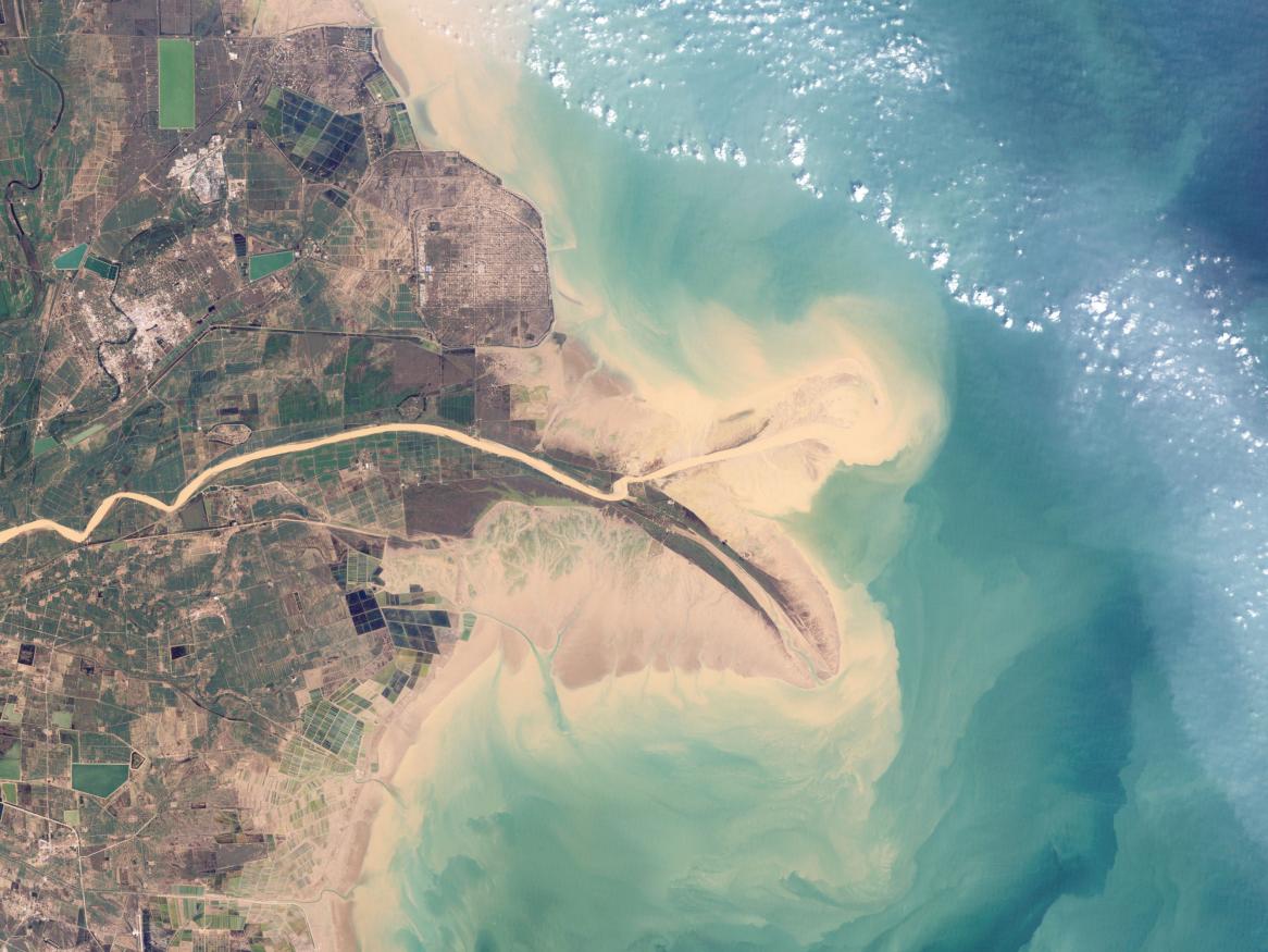 Yellow River satellite image